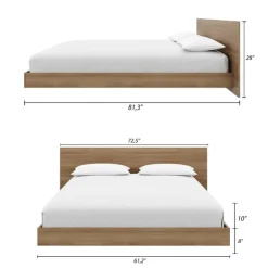 Nexera Queen Platform Bedroom Set (60