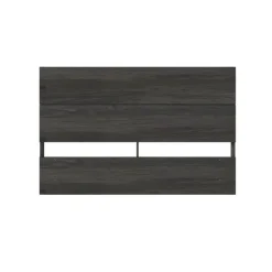 Nexera Queen Size Panel Headboard, Bark - Grey Outlet