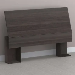 Nexera Queen Size Panel Headboard, Ebony - Dark Grey New