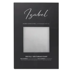 Queen Split-Head Bamboo Rayon Bed Sheet Set - Cement Grey Best