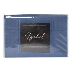 Queen Split-Head Microfibre Bed Sheet Set - Blue Blue Moon Discount
