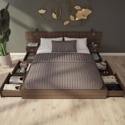 SUA-V Queen Storage Bedroom Set with 6-Drawer Storage (60