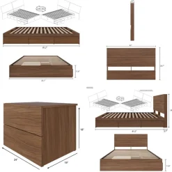 Nexera Queen Storage Bedroom Set (60