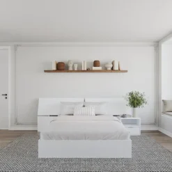 Nexera Queen Storage Bedroom Set (60") - 3 pcs - White Sale