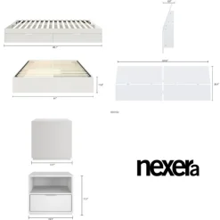 Nexera Queen Storage Bedroom Set (60