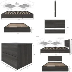 Nexera Queen Storage Bedroom Set (60