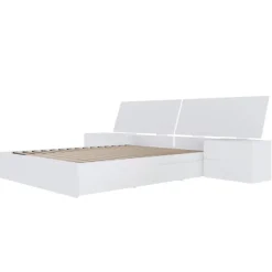 Nexera Queen Storage Bedroom Set (60") - 4 pcs - White Hot