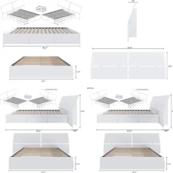 Nexera Queen Storage Bedroom Set (60