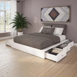 SUA-V Queen Storage Bedroom Set with 6-Drawer Storage (60