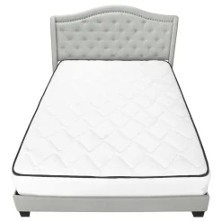 Monarch Queen Velvet Bed with Headboard (60