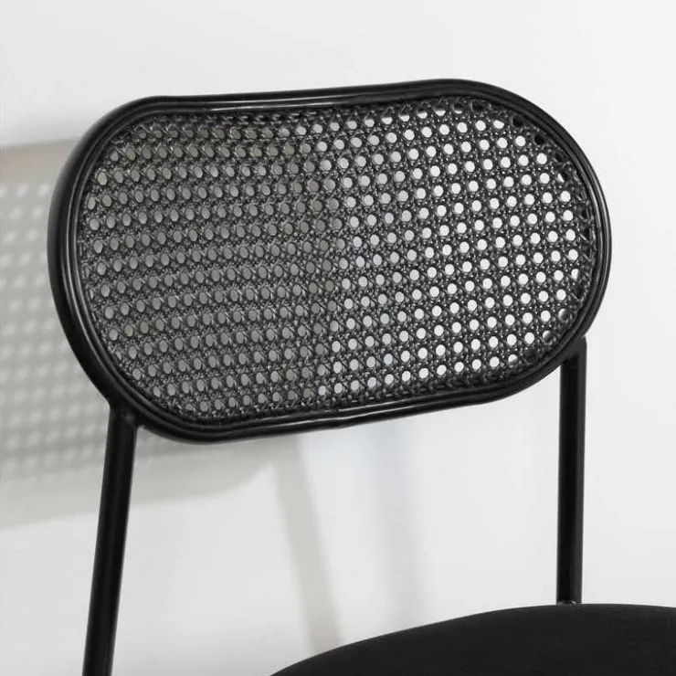 Meubles South Shore Rattan Dining Chair - Set Of 2 - South Shore Black New