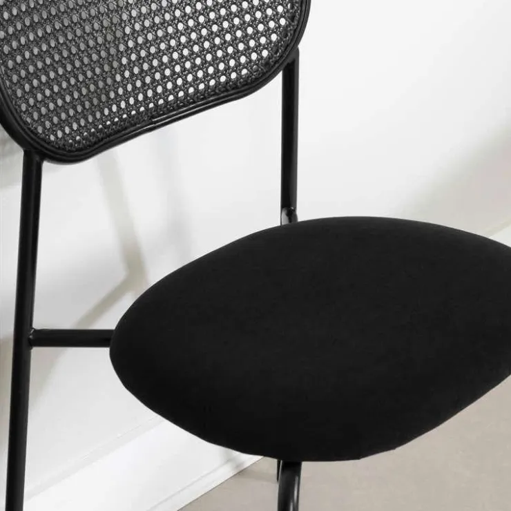 Meubles South Shore Rattan Dining Chair - Set Of 2 - South Shore Black New