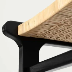 Meubles South Shore Rattan Stool - South Shore Black and Natural Discount