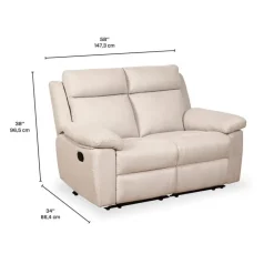 Reclining Loveseat Beige Online