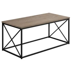 Monarch Rectangular Coffee Table - Dark Taupe Best