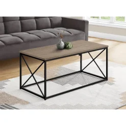 Monarch Rectangular Coffee Table - Dark Taupe Best
