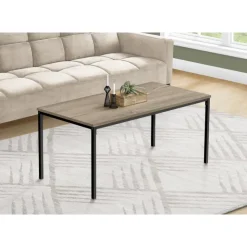 Monarch Rectangular Coffee Table - Dark Taupe Outlet
