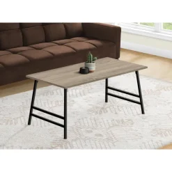 Monarch Rectangular Coffee Table - Dark Taupe New