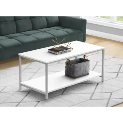 Monarch Rectangular Coffee Table - White Best