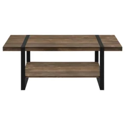 Monarch Rectangular Coffee Table - Brown Online