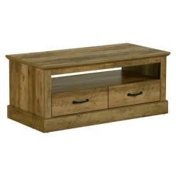Monarch Rectangular Coffee Table with Storage 42" - Brown Clearance