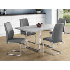 Monarch Rectangular Dining Table 60" - Grey Hot