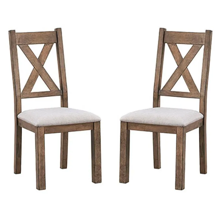 Rectangular Dining Table with 4 Chairs - Beige Brown/Beige Best