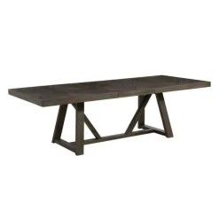 Rectangular Extendable Dining Table 79" to 101" GREY Best