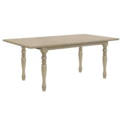 Monarch Rectangular Extendable Dining Table 60" to 78" - Grey Online