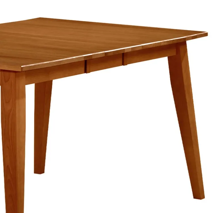 Arboit Poitras Rectangular Extendable Solid Wood Dining Table 48" to 60" - Brown Best