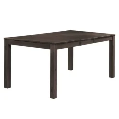 Arboit Poitras Rectangular Extendable Solid Wood Dining Table 54" to 70" SLATE Sale