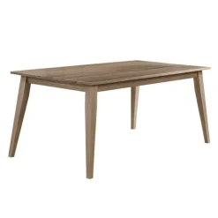 Arboit Poitras Rectangular Solid Wood Dining Table 70" - Grey Outlet