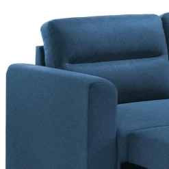 Reversible Sectional Bed with Storage - Blue Outlet