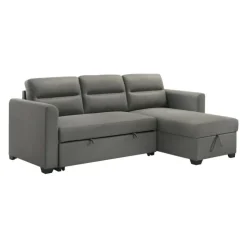 Reversible Sectional Bed with Storage - Grey Best