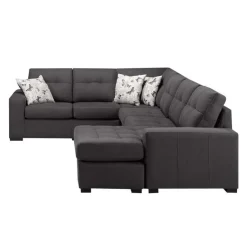 Sofa By Fancy Right Sectional Dark Grey Hot