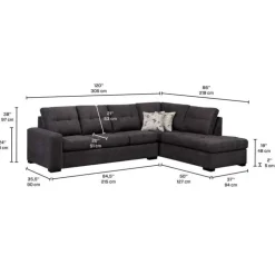 Sofa By Fancy Right-Facing Sectional GREY Hot