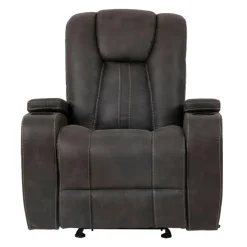 Rocking Recliner with Cup Holders Granite New