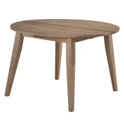 Arboit Poitras Round Extendable Solid Wood Dining Table 48