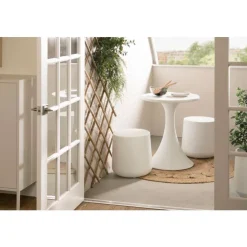 Meubles South Shore Round Outdoor Table White New