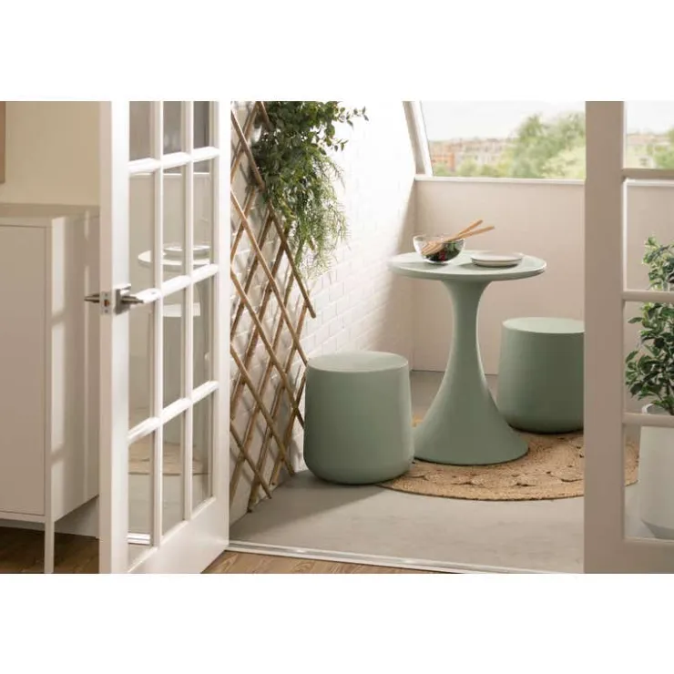 Meubles South Shore Round Outdoor Table Sage Green Outlet