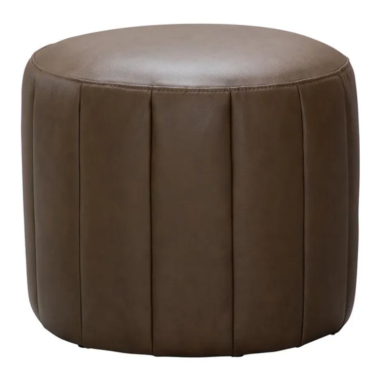 Round Pouf - BROWN Outlet