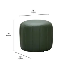 Round Pouf - GREEN Sale