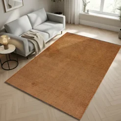Rust Interior Area Rug - 6 x 9 ft Brown New