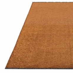 Rust Interior Area Rug - 6 x 9 ft Brown New