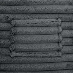 Sealy Corduroy Velvet Bean Bag - Grey Charcoal Outlet