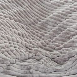 Sealy Corduroy Velvet Bean Bag - Grey Best