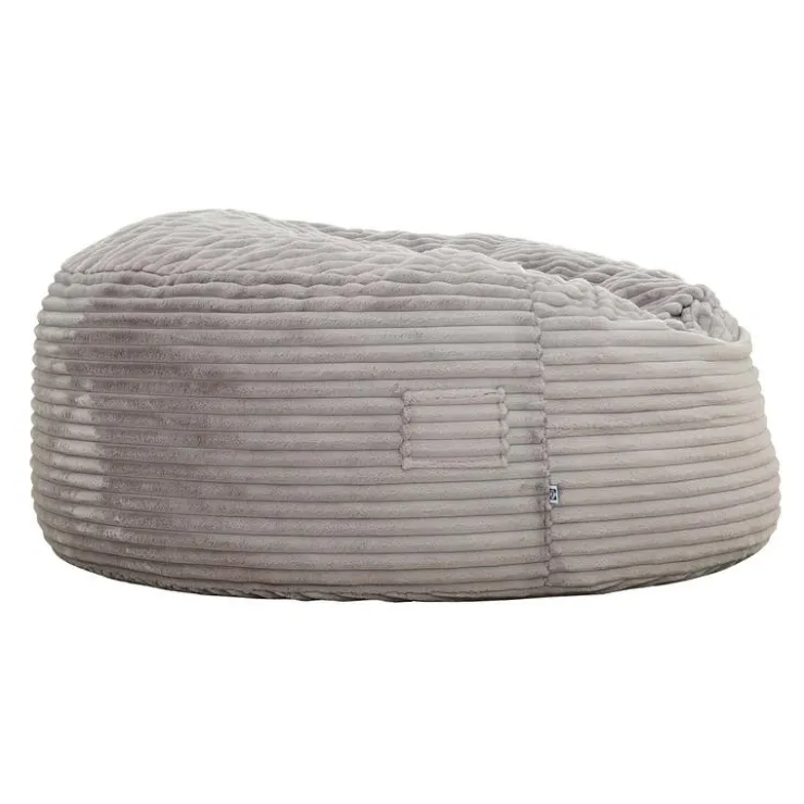 Sealy Corduroy Velvet Bean Bag - Grey Best