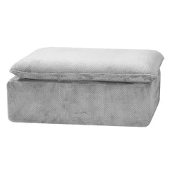 Sealy Rolled and Compressed Foam Ottoman Grey