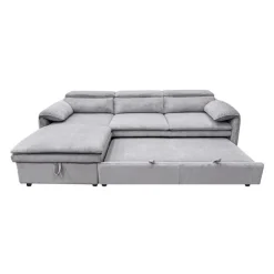 Sectional Bed and a Left-Side Chaise with Storage - Grey Best