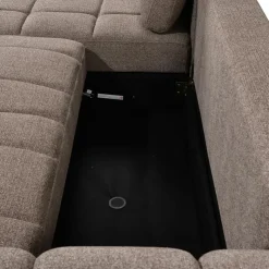 Sectional Bed with Left-Facing Chaise and Storage - Grey Outlet